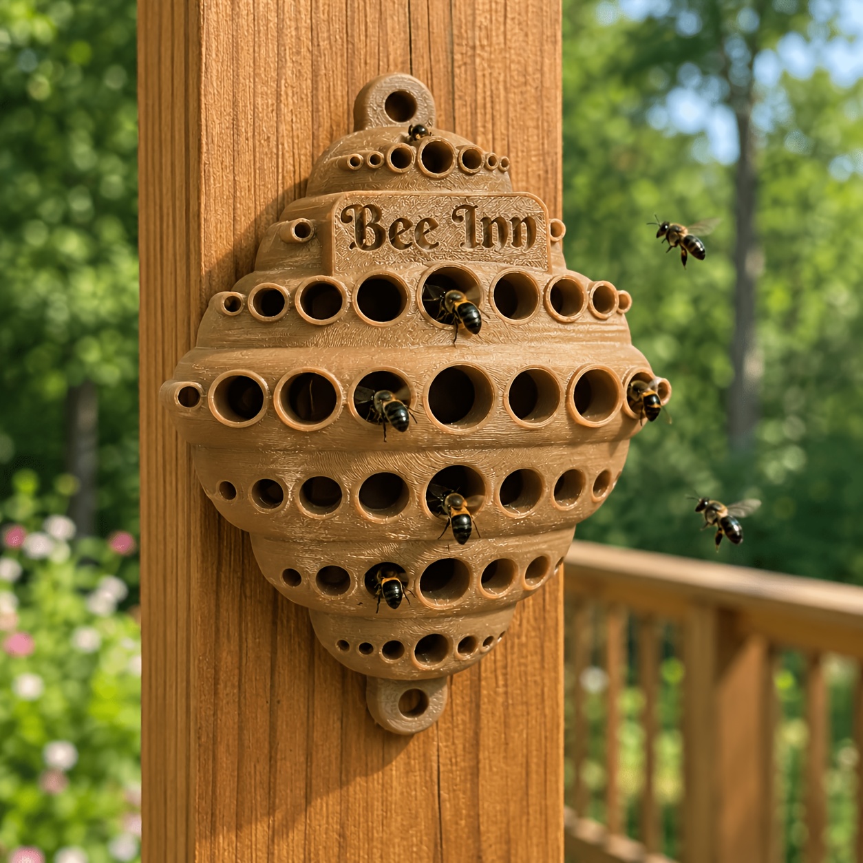 Urban Farming Gardening - Hábitat para Abejas y Mariposas Impreso