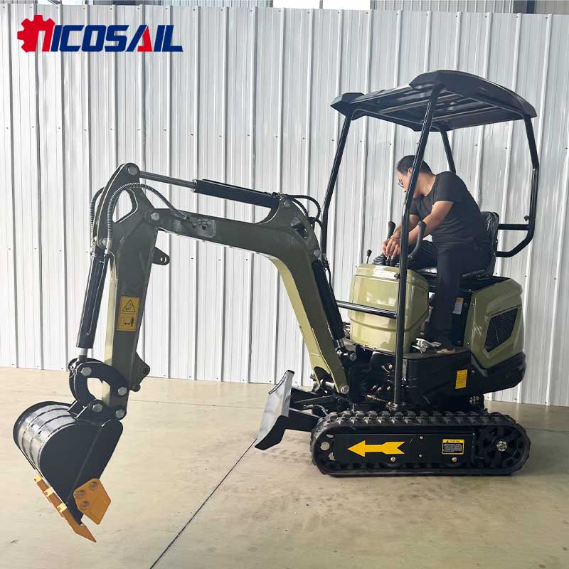 Miniexcavadora sobre orugas pe - Urban Farming Gardening reseña y precio